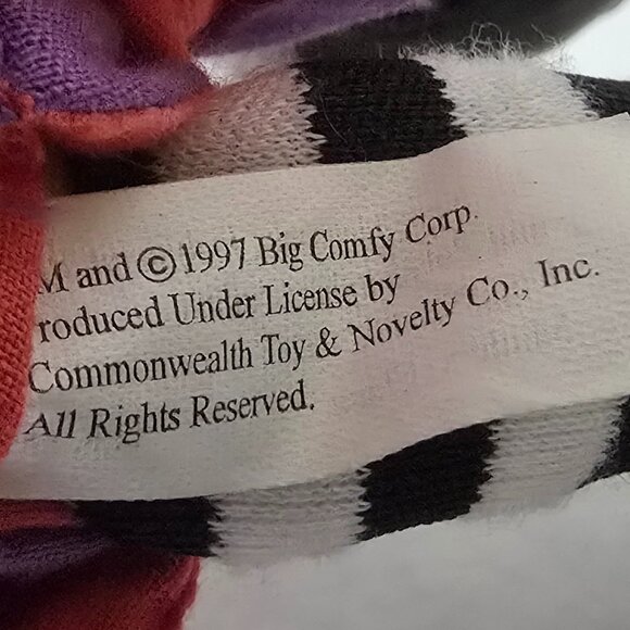 LOONETTE The Big Comfy Couch 1997 9" Plush (8188) - Picture 3 of 3